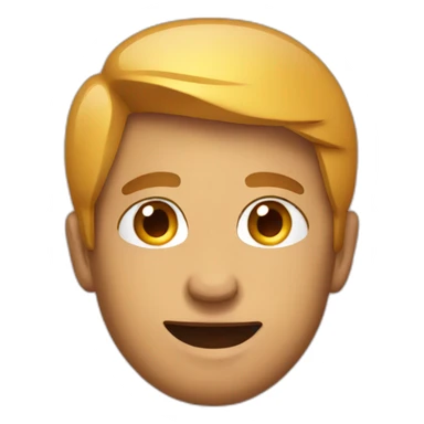 turned on face emoji sticker