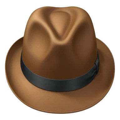 A fedora emoji sticker