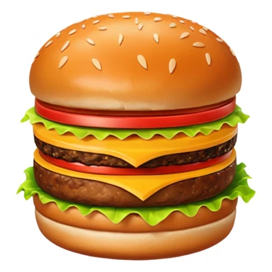 burger single patty sticker