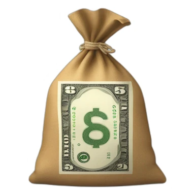 85K money bag sticker