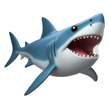 Requin avec hat de forme sticker