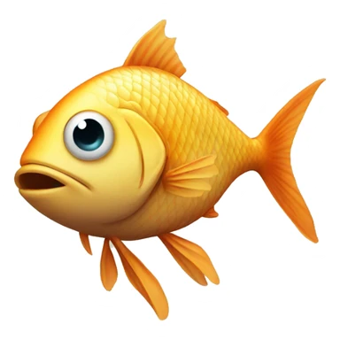 Fish with legs sticker
