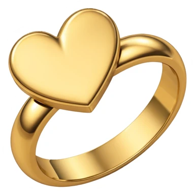rings heart sticker