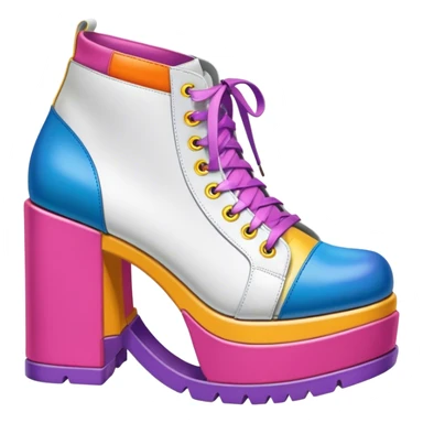 90’s spice girl platform shoes sticker