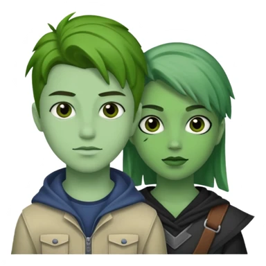 ￼￼ Addison and Zed￼ sticker