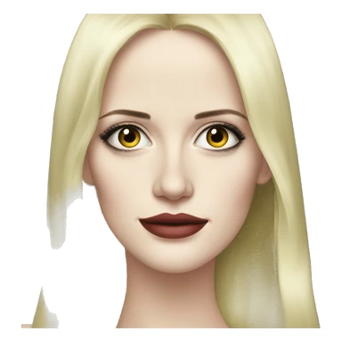 Eva Green with blonde hair sticker