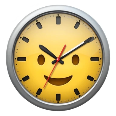 Create emoji doing clock it sticker