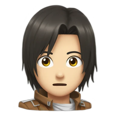 livaï in attack on titan sticker