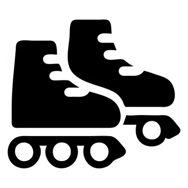 pair of roller skates sticker