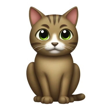 cat as a kiwi  sticker