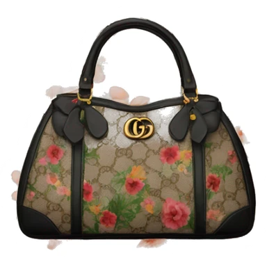 Floral Gucci bag  sticker