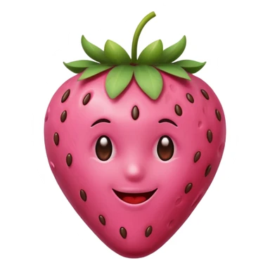 🍓i want this emoji exactly that has been dipped in pink chocolate  sticker