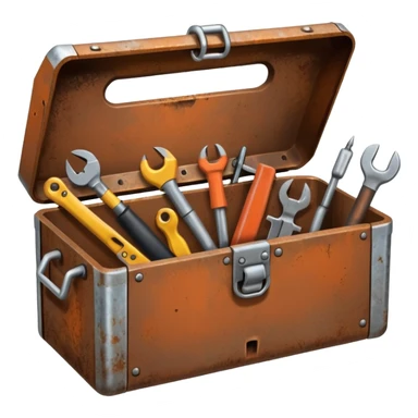 Toolbox with multiple tools sticker