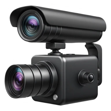 Camera de surveillance active sticker