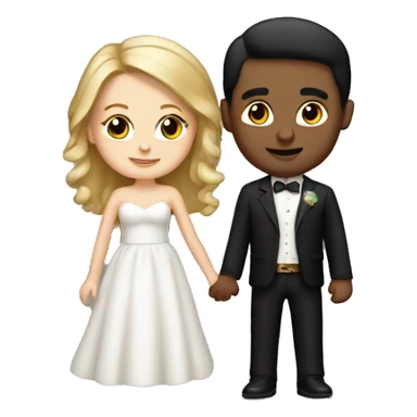 white girl and mexican guy married sticker