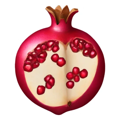 a pomegranate sticker