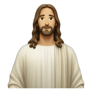 jesus in the future sticker