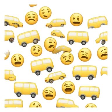 automobile emotion sad sticker