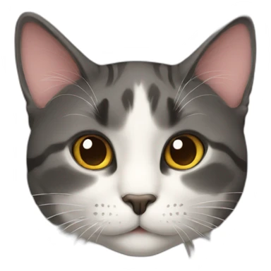 Cat with love sticker