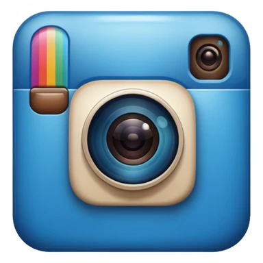 Blue tik instagram sticker