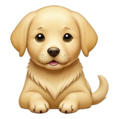Yellow Labrador sticker