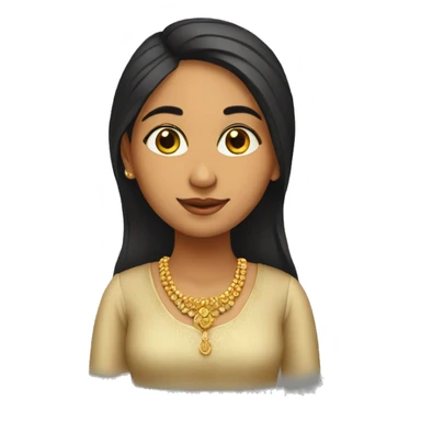 punjabi girl sticker