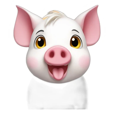 Alexander pig cockatiel sticker