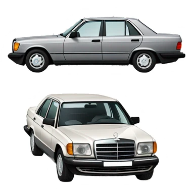 Mercedes w126 sticker
