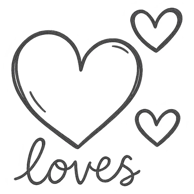 loves, hearts sticker