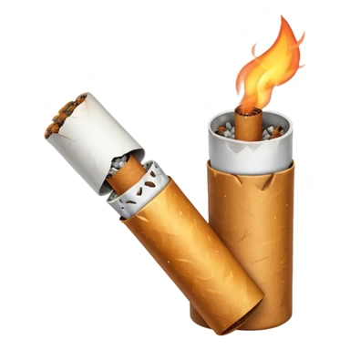 Cigarette sticker