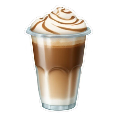 Iced cappuccino  sticker