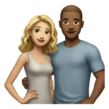 A boy with his gf sticker