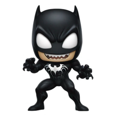 Venom Symbiote batman sticker