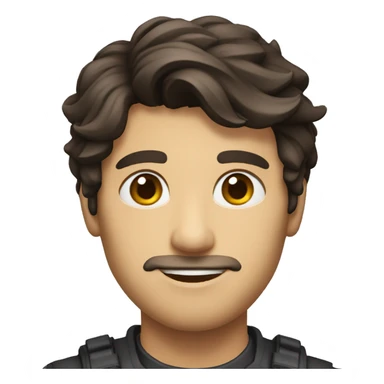 a male brunette developer that looks like my picture sticker