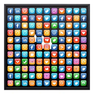 social media content sticker