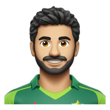 Azhar Khan cricketer emjoies sticker