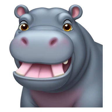 hippo gassy time sticker