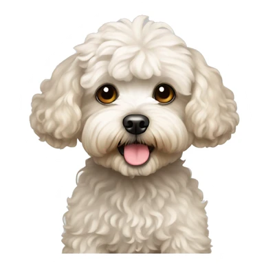 Three legged maltipoo sticker