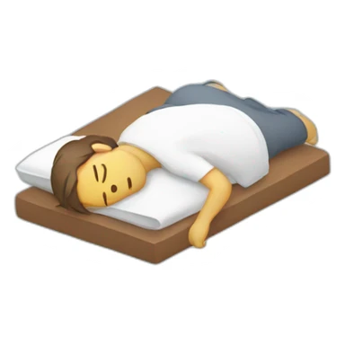 falling asleep sticker