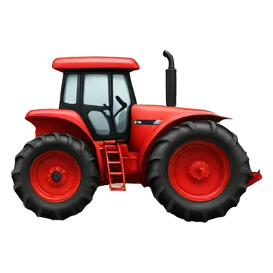 Red tractor sticker