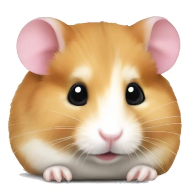 Tan syrian hamster sticker