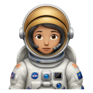 Cinematic Realistic Astronaut with concealed face– A highly detailed depiction of an astronaut in a state-of-the-art space suit, floating weightlessly in the vast expanse of space. The reflective visor hides the face so we do not see the astronauts face, while intricate suit details and soft lighting create an immersive sense of realism. sticker