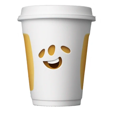 styrofoam cup sitting in another styrofoam cup sticker