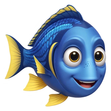 cute dory fish sticker