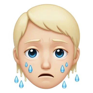 Sad wale crying  sticker