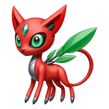 Meloetta-Scizor-Pokémon-Digimon-Fakémon-creature sticker