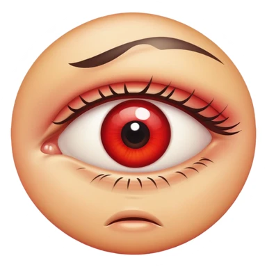 teary eye and anticipation emoji ￼ sticker