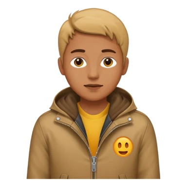 a Jacket half-unzipped sticker