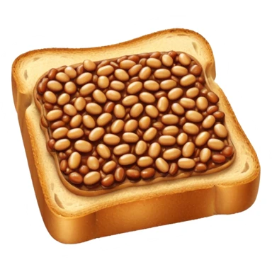 beans on toast emoji sticker