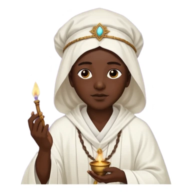 Ancient Healers with Incense Smoke sticker